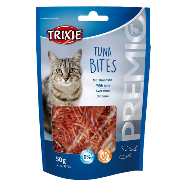 Trixie Premio Bites шматочки для котів з тунцем і куркою 50 г