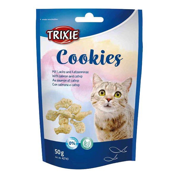 Trixie Cookies печиво для котів з лососем та котячою м'ятою 50 г