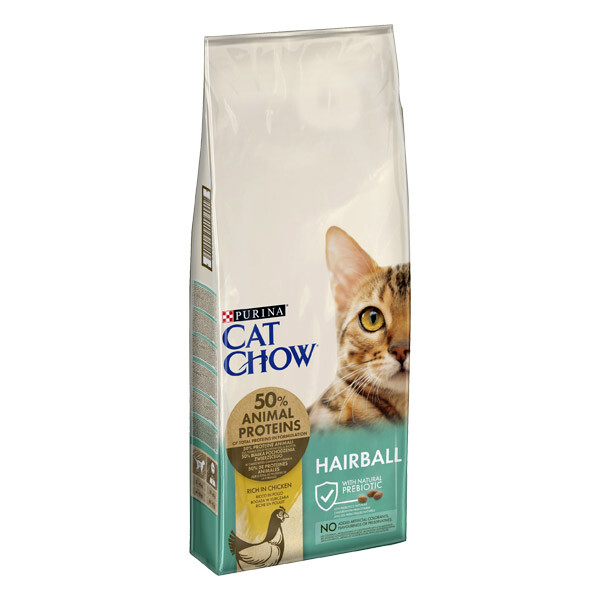 Cat Chow Hairball Сухий корм для виведення шерсті (курка) 15 кг