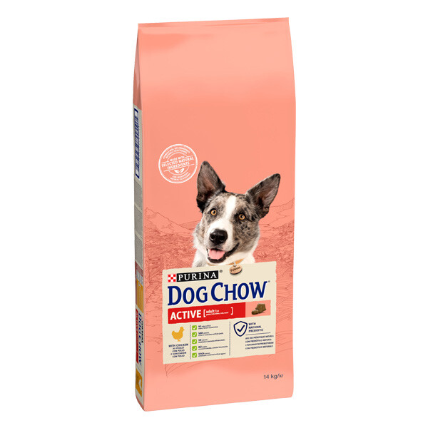 Dog Chow Active Сухий корм для активних собак (курка) 14 кг