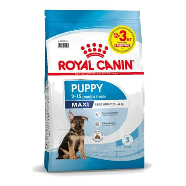 Royal Canin Maxi Puppy Сухий корм для цуценят великих порід  12+3 кг