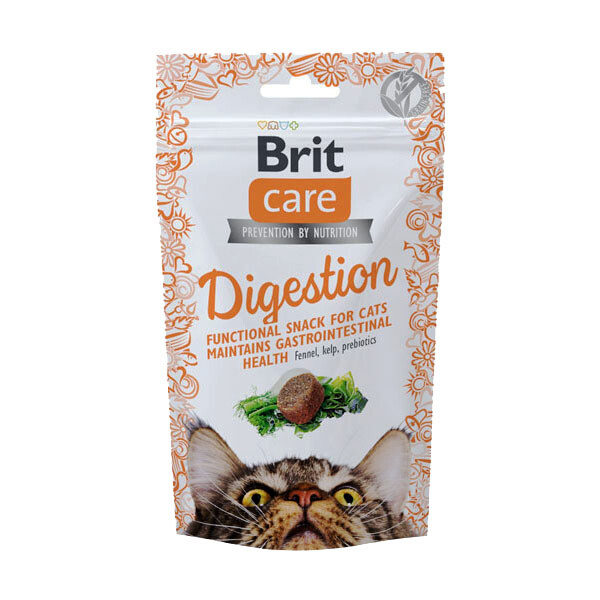 Brit Care ласощі для підтримки нервової системи у котів з куркою 50 г