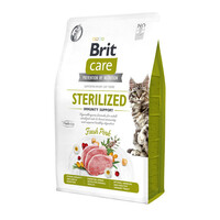 Brit Care GF Sterilized Immunity Support Сухий корм для стерилізованих та котів із чутливим травленням (свинина) 2 кг